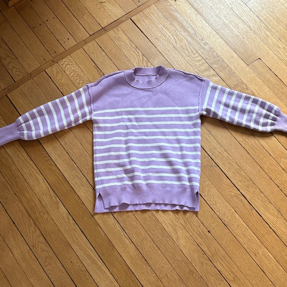Striped Purple Sweater